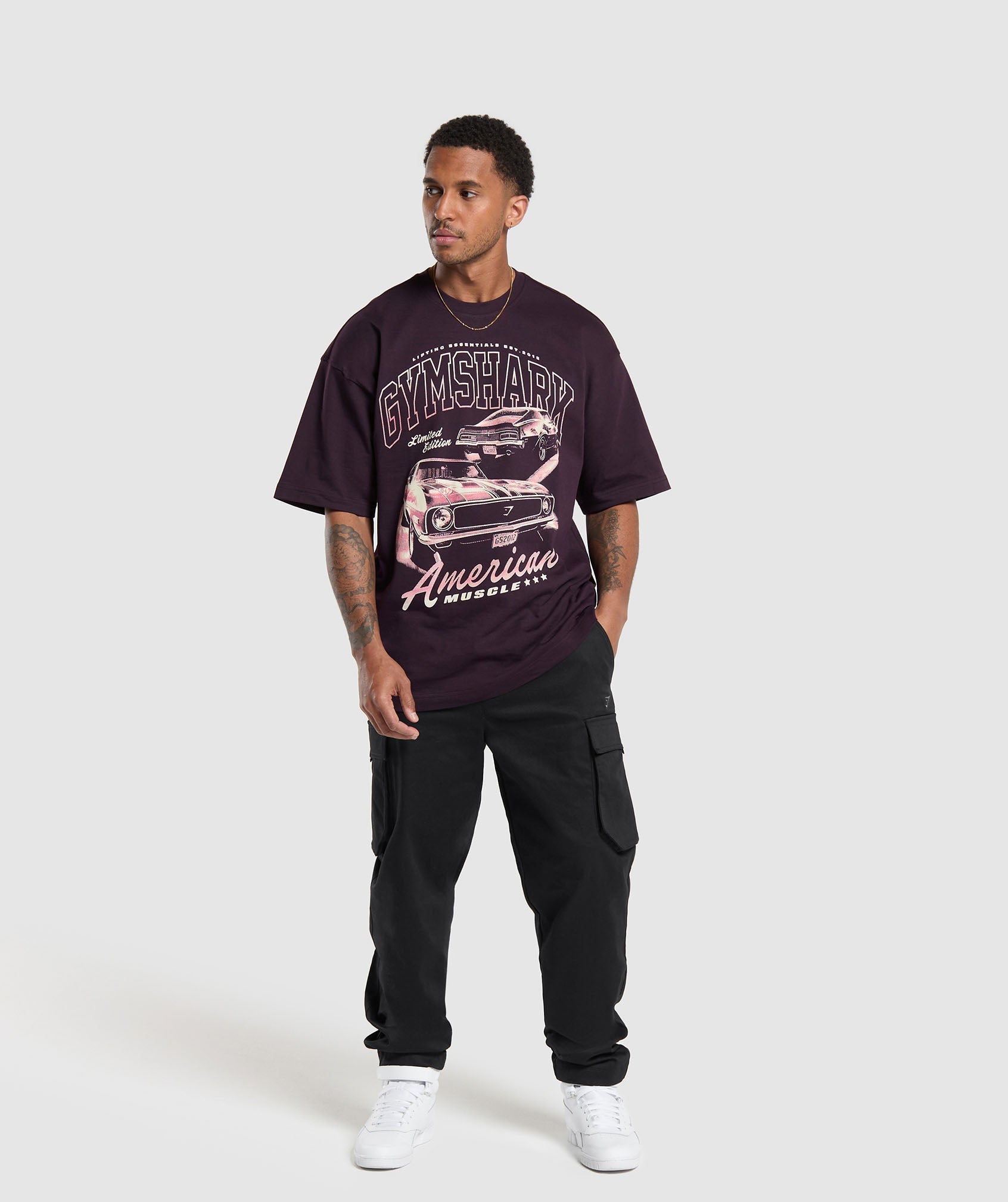 gymshark-american-muscle-extreme-oversized-t-shirt-plum-brown-aw24