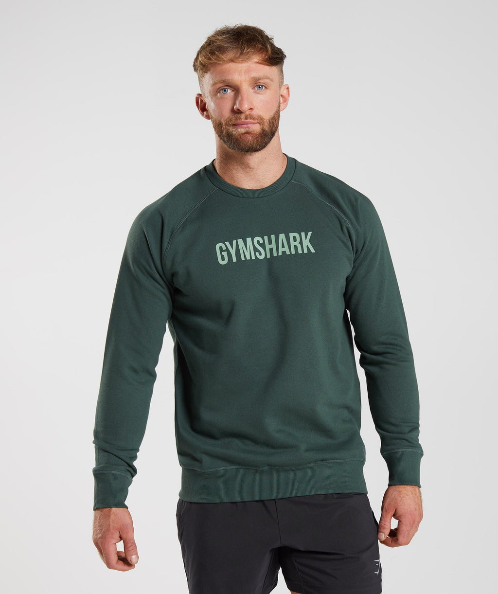 gymshark-apollo-crew-obsidian-green-aw22
