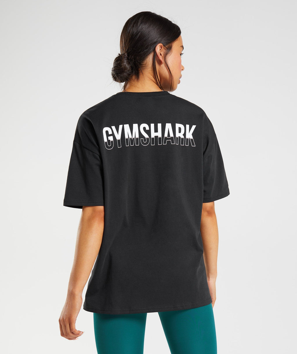 gymshark-fraction-oversized-t-shirt-black-white-aw22