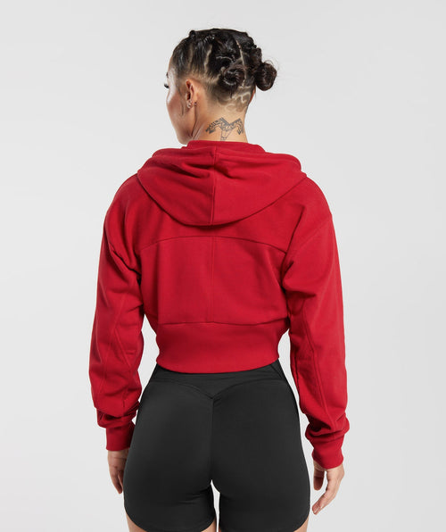 gs-power-crop-zip-hoodie-carmine-red-aw23