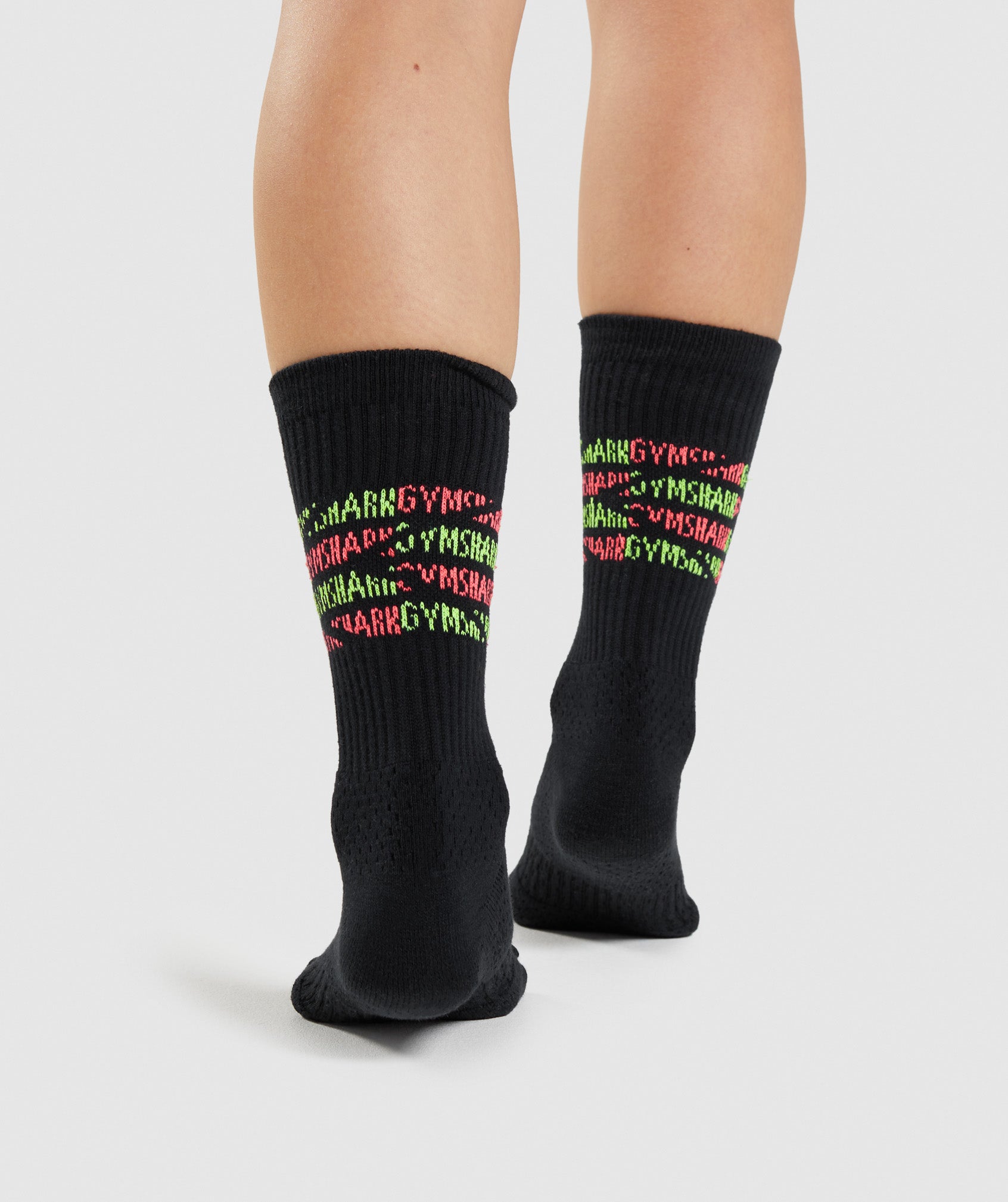 gymshark-crew-socks-1pk-black-fluo