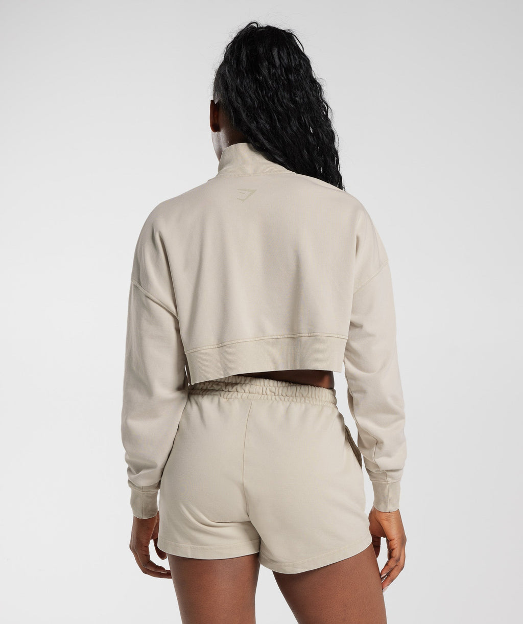 gymshark-collegiate-1-4-zip-mushroom-brown-ss23