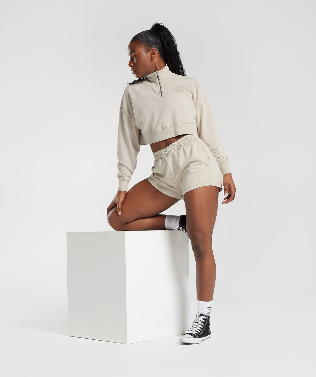 gymshark-collegiate-sweat-shorts-mushroom-brown-ss23
