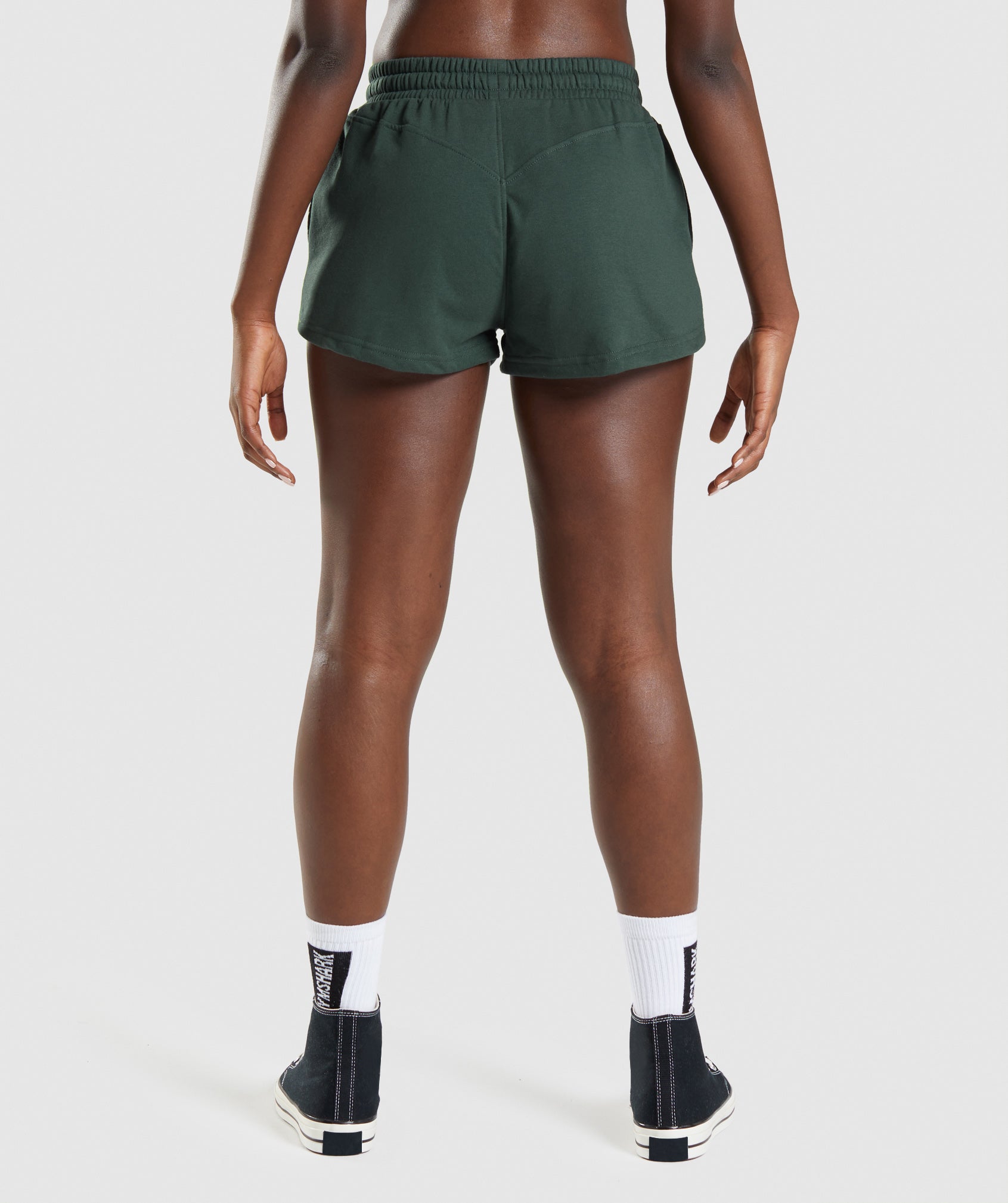 gymshark-legacy-graphic-shorts-dark-green-aw21