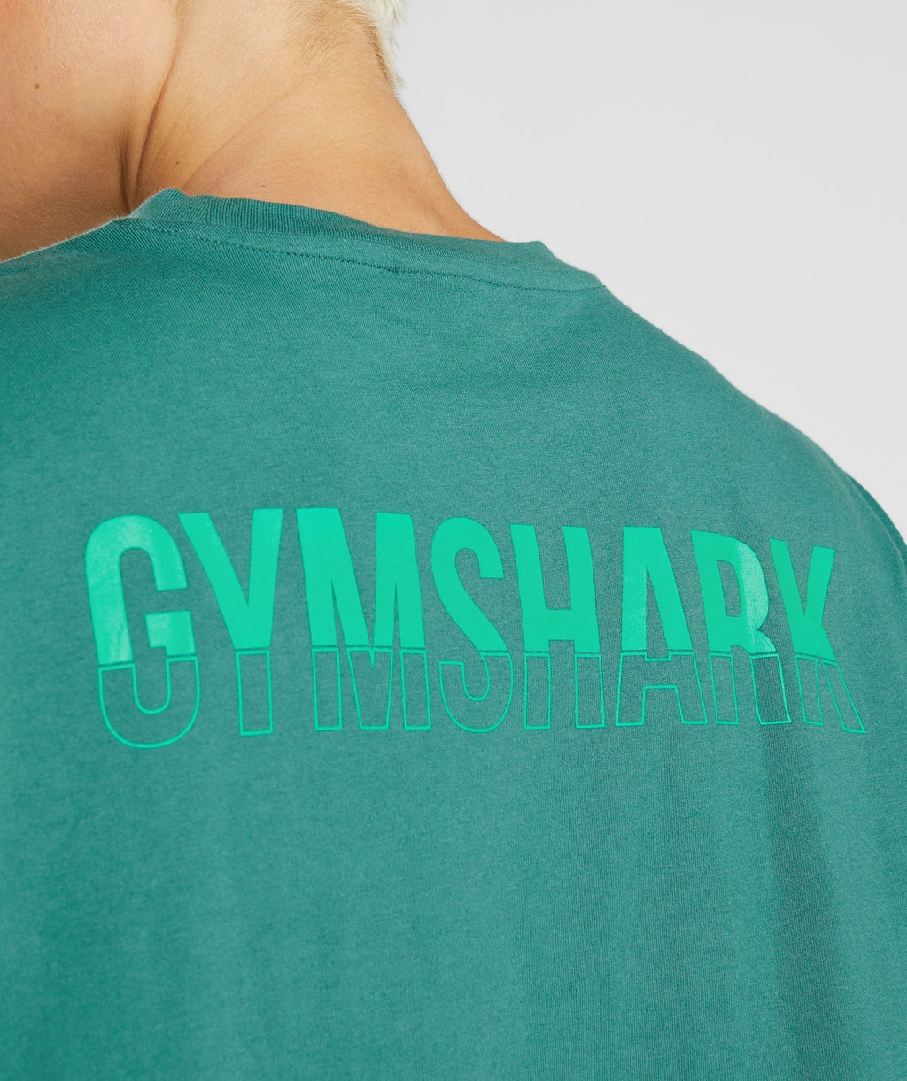 gymshark-fraction-oversized-t-shirt-hoya-green-aw22