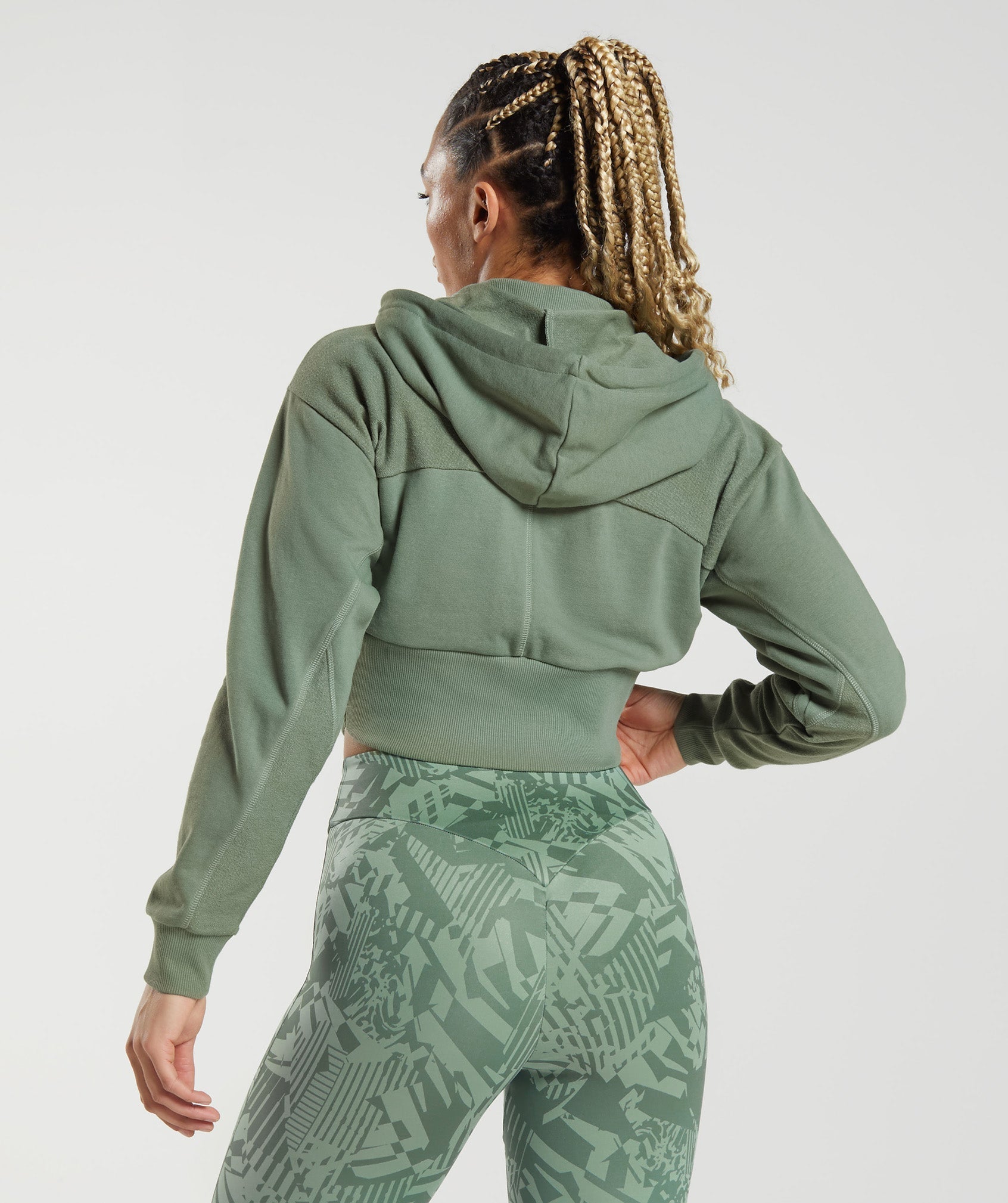 gs-power-cropped-zip-hoodie-willow-green-ss23