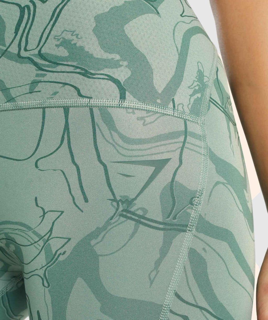 gs-power-support-leggings-green-print-aw21