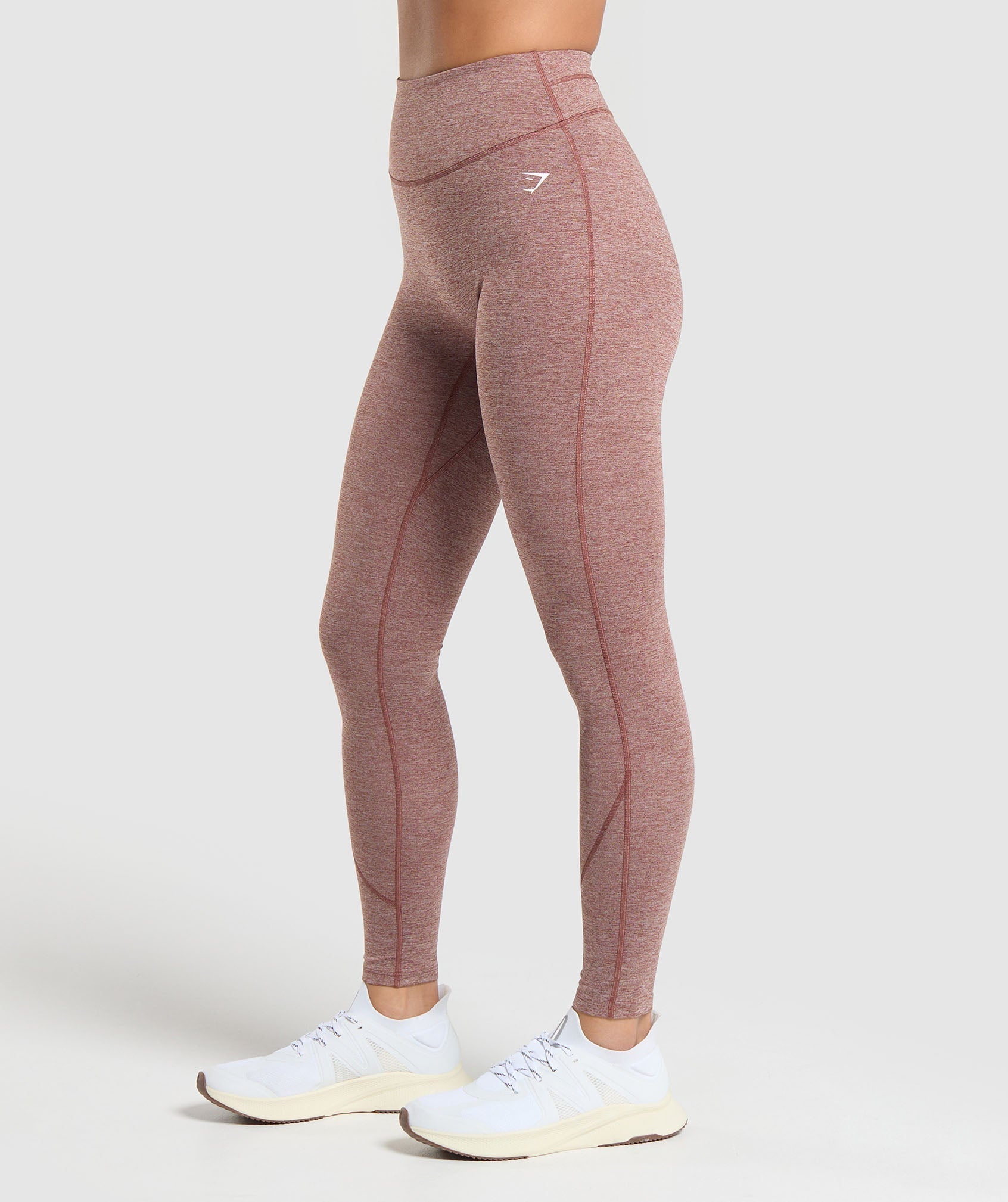 gymshark-heart-marl-legging-rust-brown-ss24