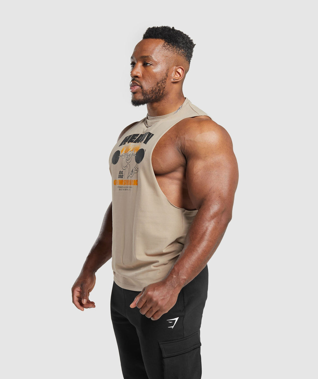 gymshark-heavy-metal-drop-arm-tank-brown-aw23
