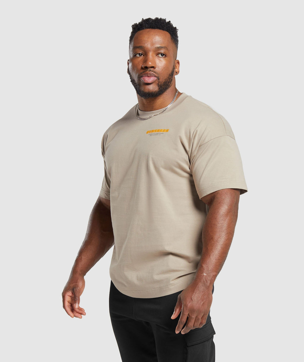 gymshark-heavy-metal-t-shirt-brown-aw23