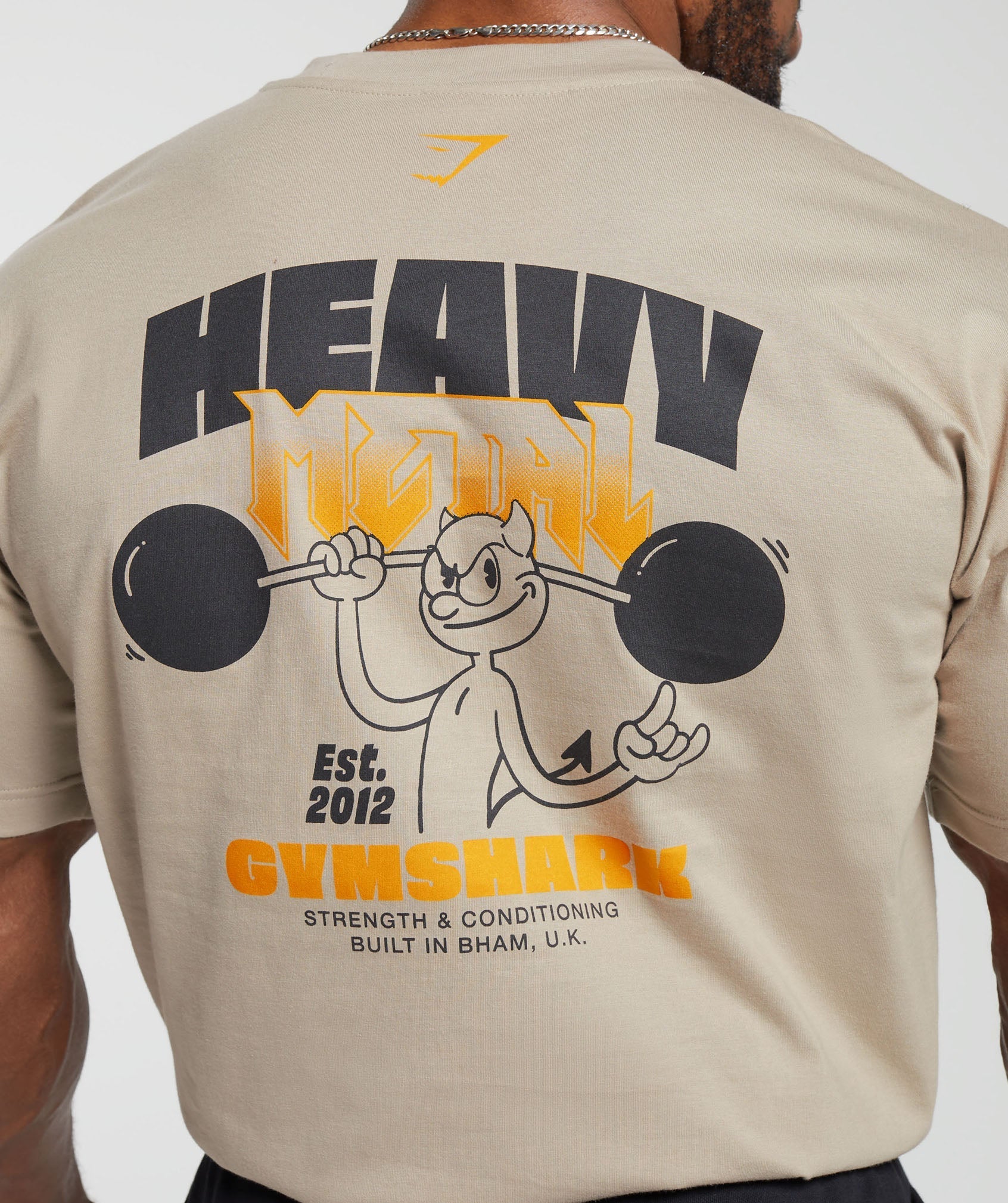 gymshark-heavy-metal-t-shirt-brown-aw23