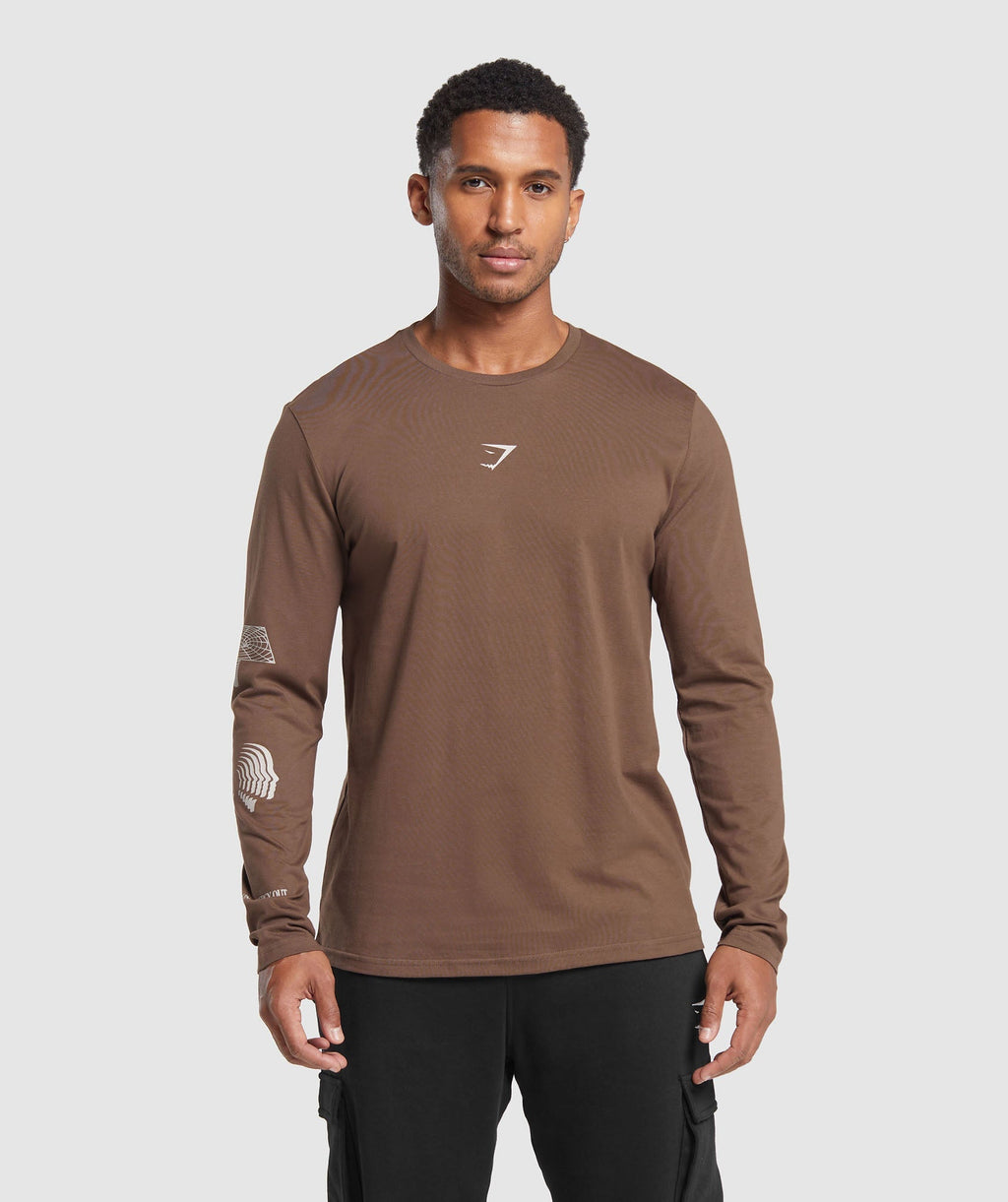 gymshark-hybrid-wellness-long-sleeve-t-shirt-penny-brown-aw23