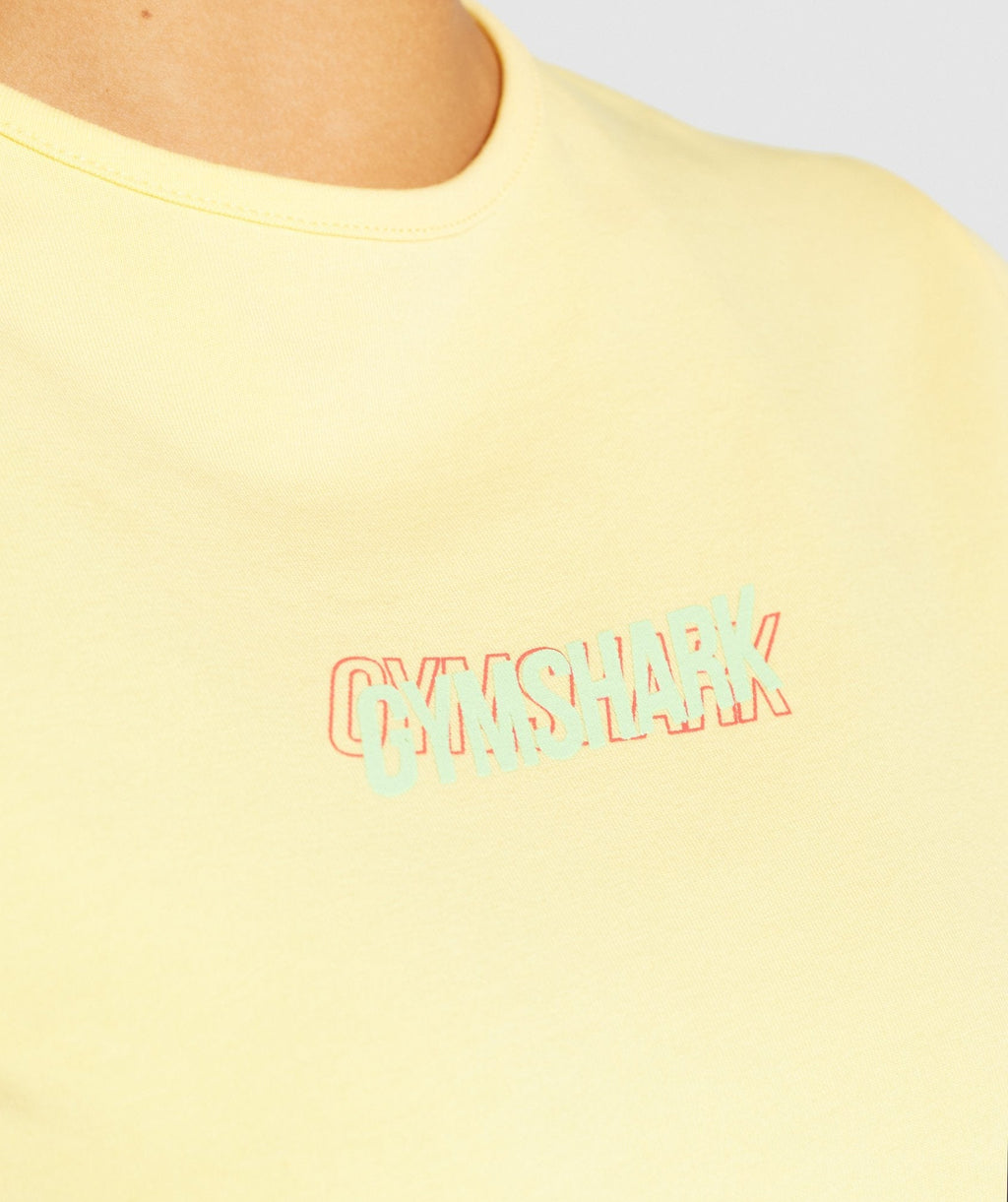 gymshark-italic-graphic-crop-top-yellow