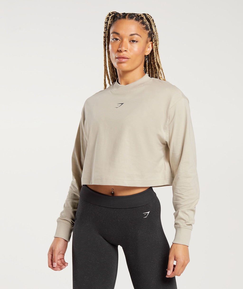gymshark-committed-to-the-craft-oversized-long-sleeve-top-brown-aw23