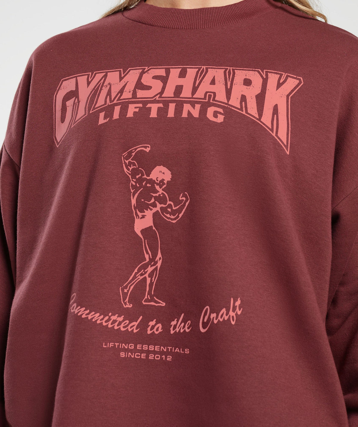 gymshark-ironworks-oversized-sweatshirt-red-aw23