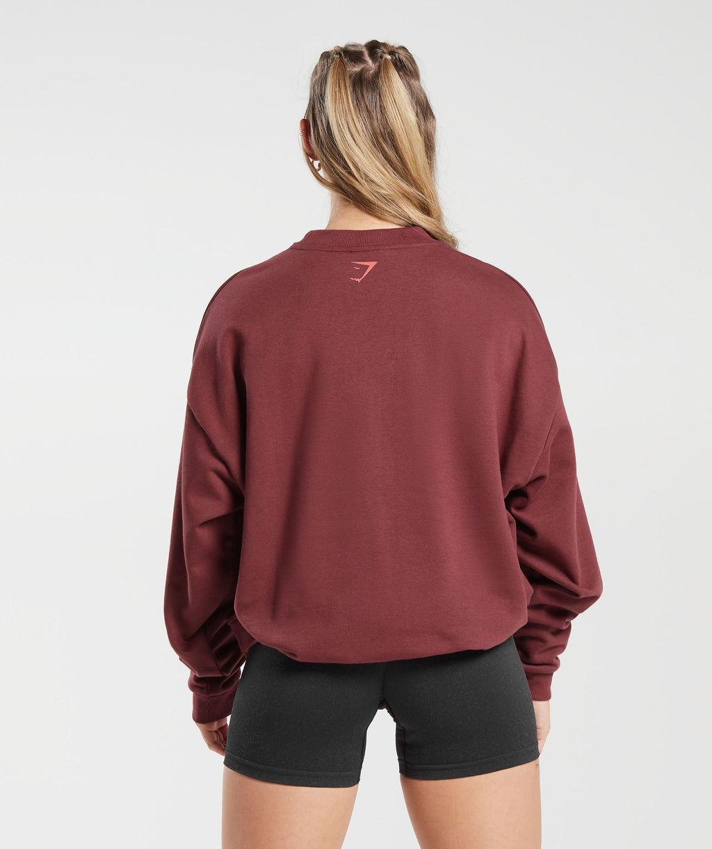 gymshark-ironworks-oversized-sweatshirt-red-aw23