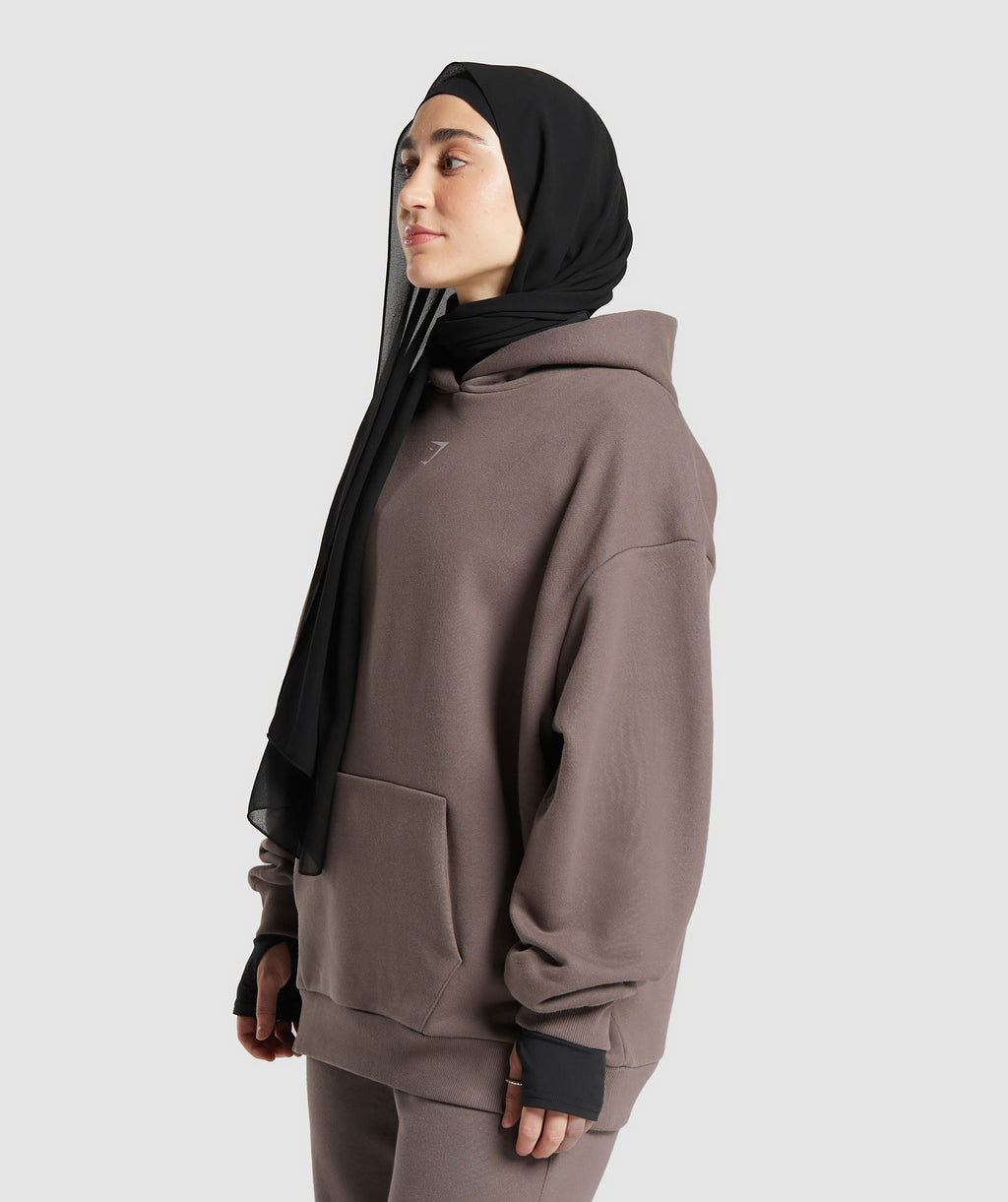 gs-x-leana-deeb-oversized-graphic-hoodie-dusty-brown-ss24