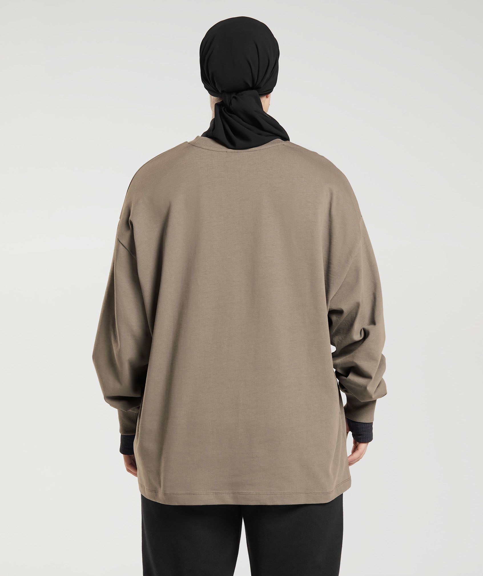 gs-x-leana-deeb-oversized-long-sleeve-top-brushed-brown-aw23