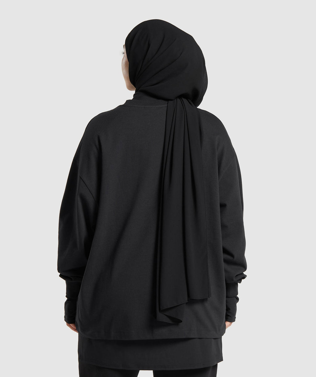 gs-x-leana-deeb-oversized-long-sleeve-top-black-ss24