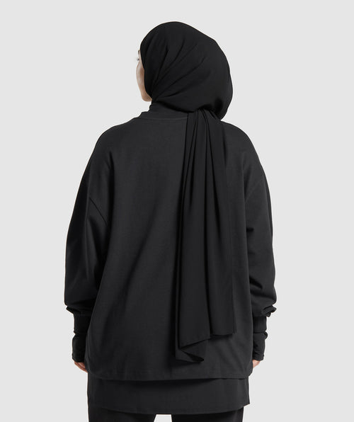gs-x-leana-deeb-oversized-long-sleeve-top-black-ss24