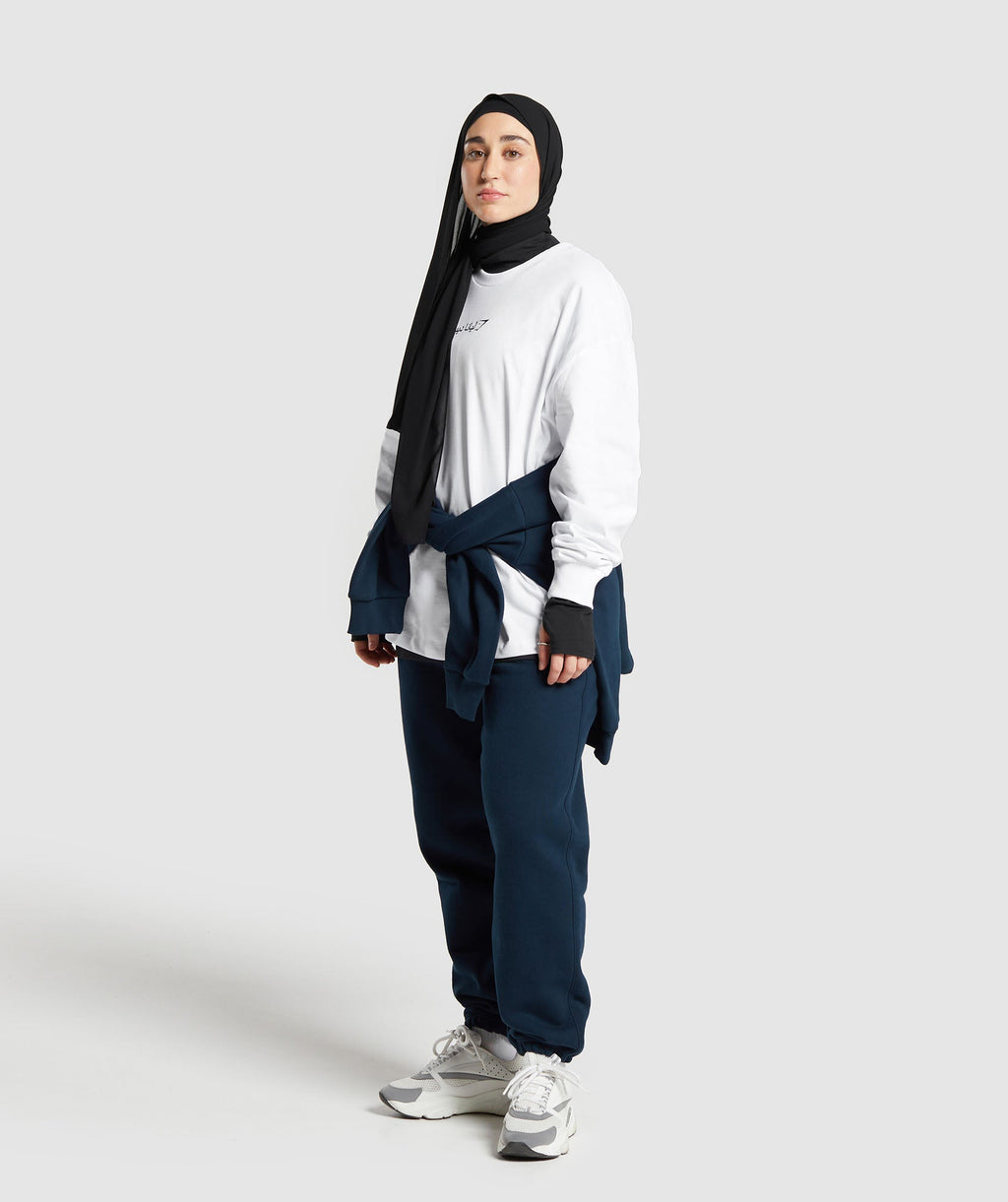 gs-x-leana-deeb-oversized-long-sleeve-top-white-ss24