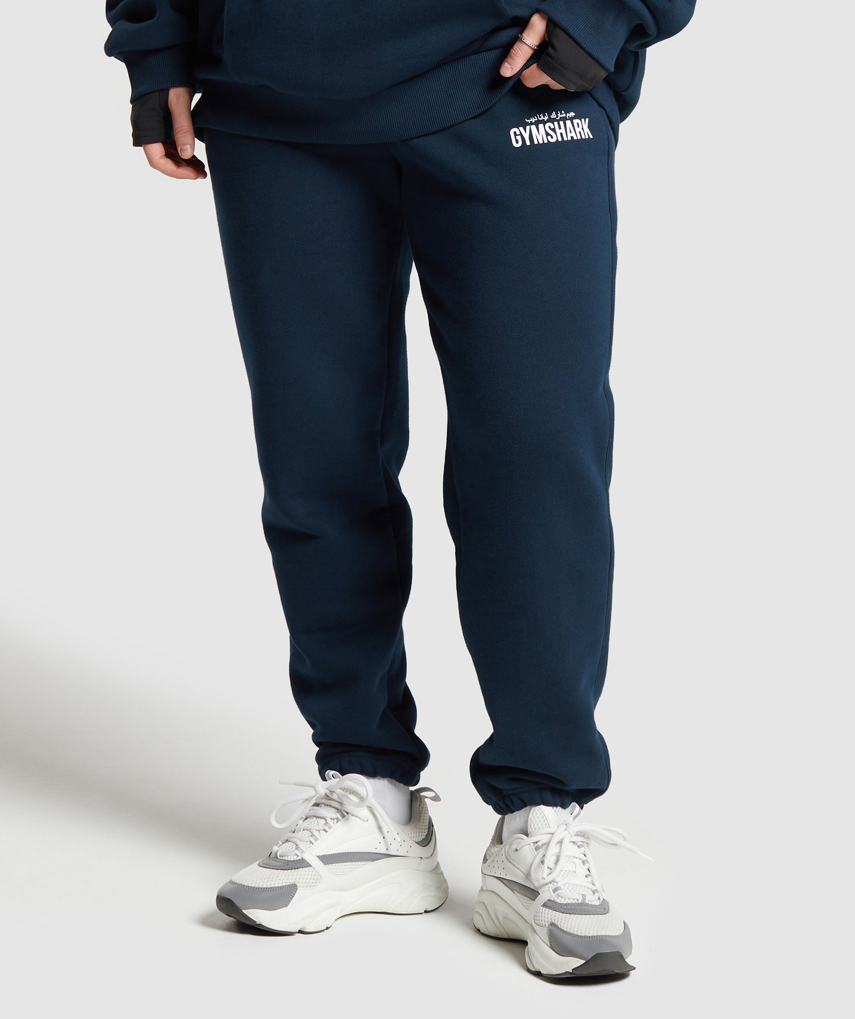 gs-x-leana-deeb-oversized-joggers-navy-ss24