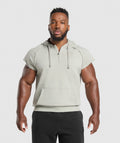 gymshark-legacy-1-4-zip-cap-sleeve-hoodie-stone-grey-ss25