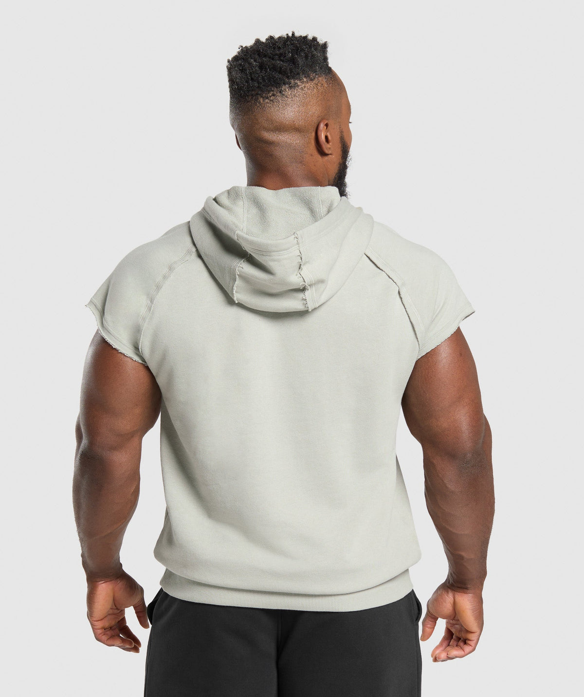 gymshark-legacy-1-4-zip-cap-sleeve-hoodie-stone-grey-ss25