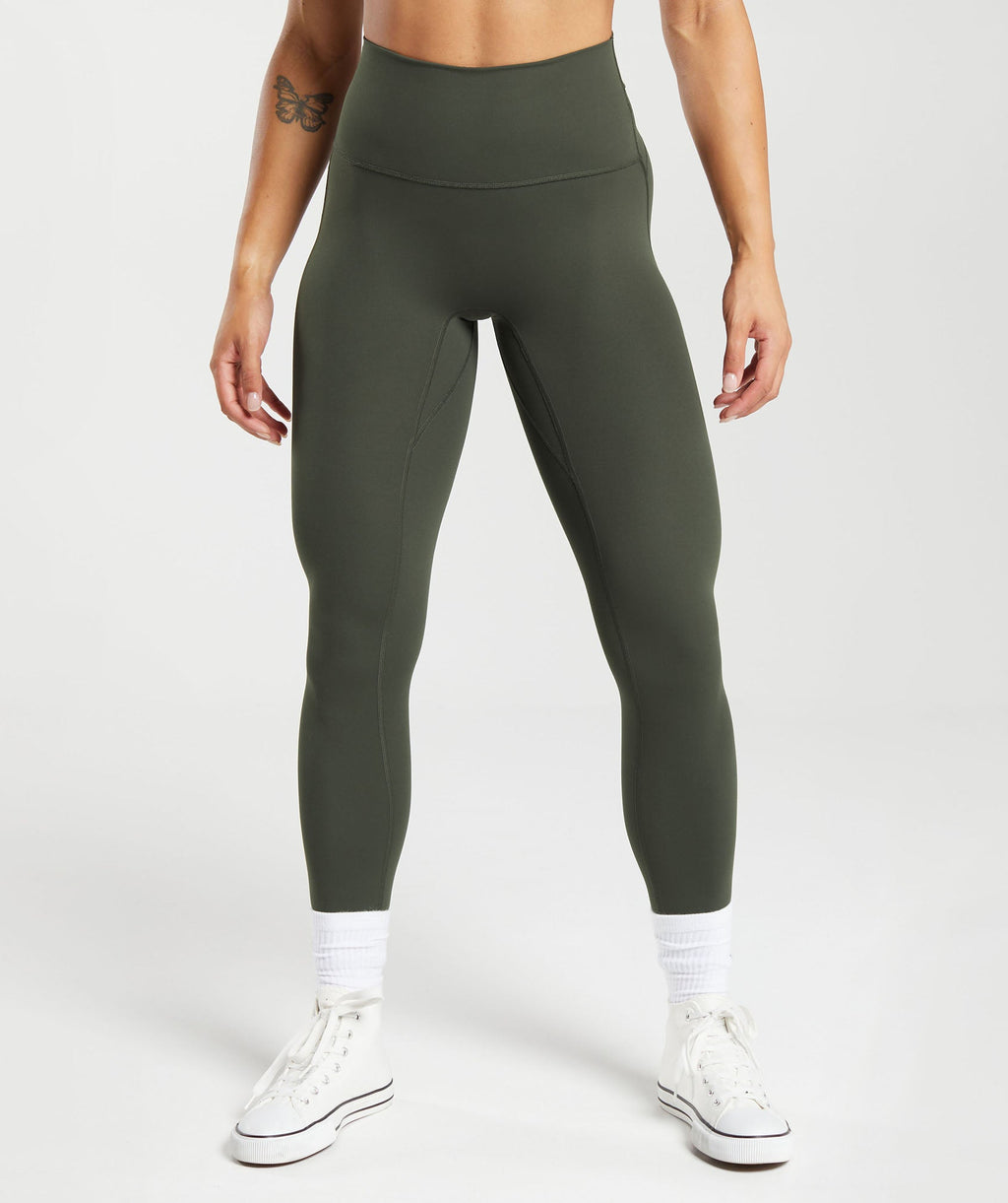 gymshark-legacy-regular-leggings-deep-olive-green-aw23