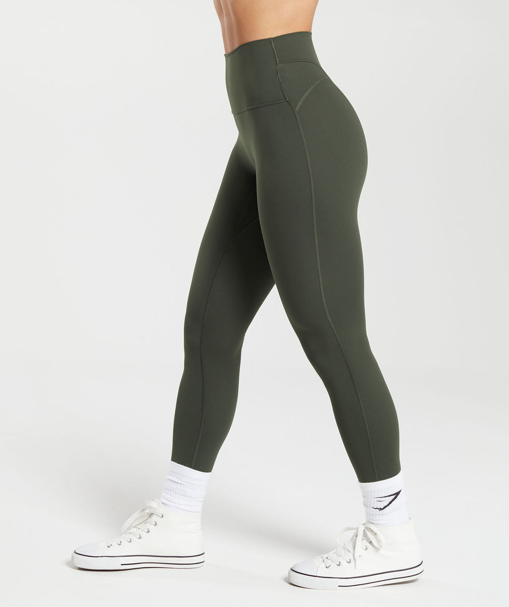 gymshark-legacy-regular-leggings-deep-olive-green-aw23
