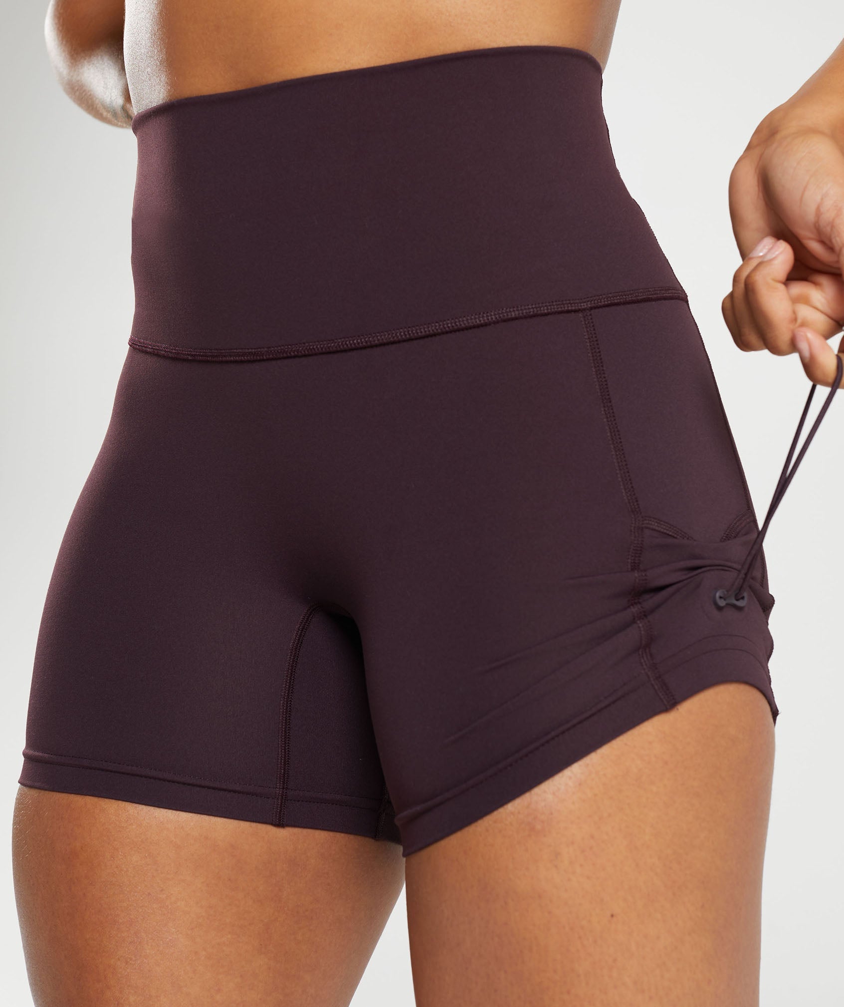 gymshark-legacy-logo-shorts-plum-brown-aw23