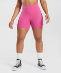 gymshark-legacy-ruched-tight-shorts-deep-pink-aw22