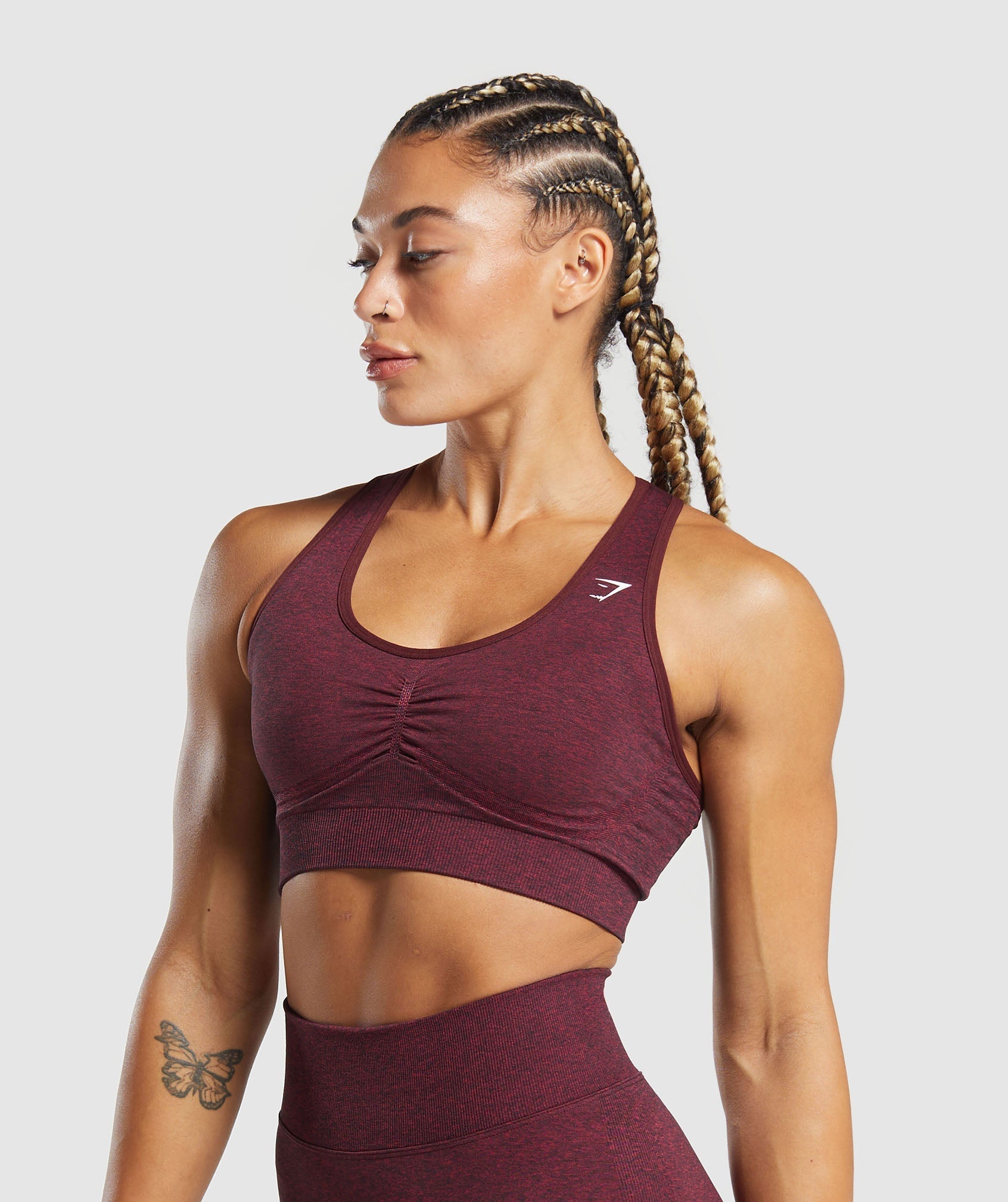 dnu-gymshark-lift-seamless-sports-bra-vintage-pink-black-marl-aw23