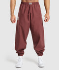 gymshark-pumper-pants-burgundy-brown-ss24