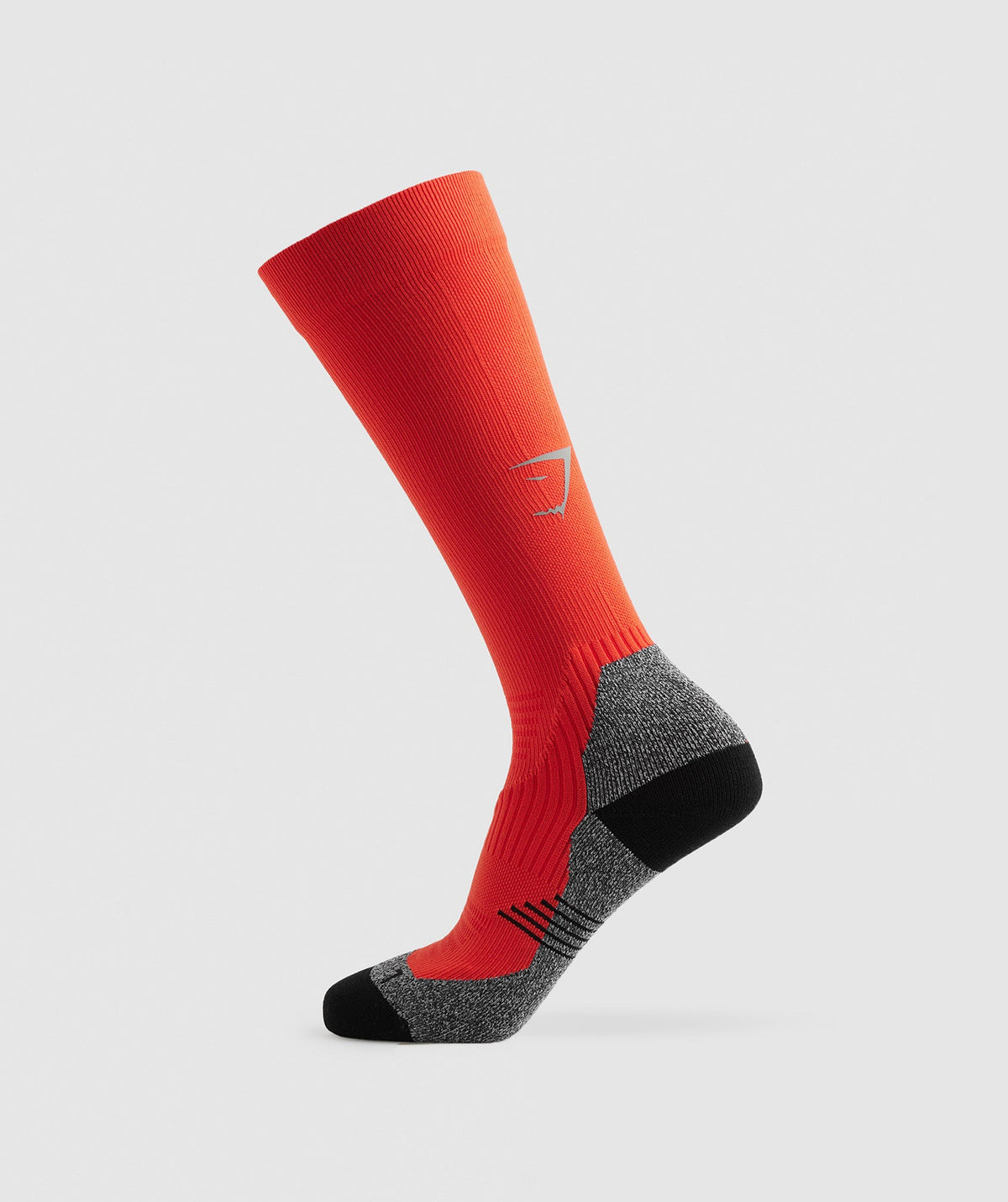 gymshark-long-performance-socks-papaya-orange-ss22