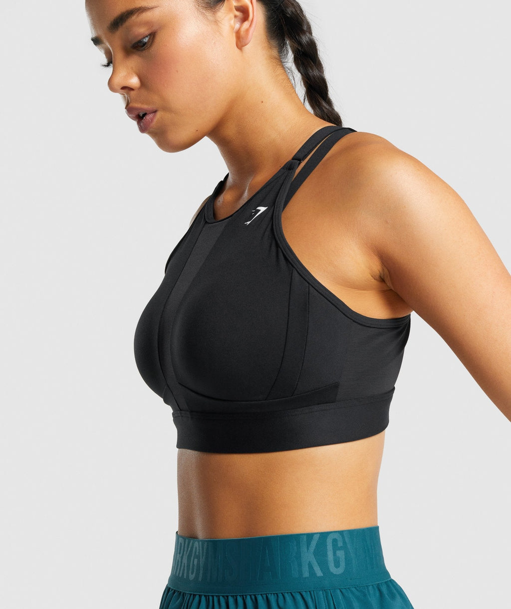gymshark-mesh-neckline-training-sports-bra-black-white-logo