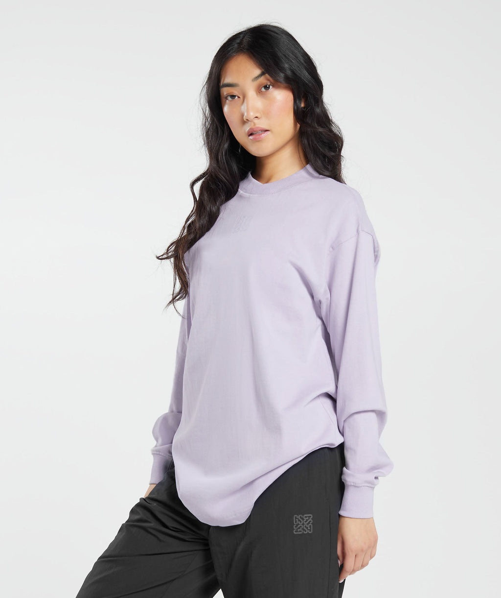 gymshark-monogram-oversized-long-sleeve-top-moon-purple-aw23