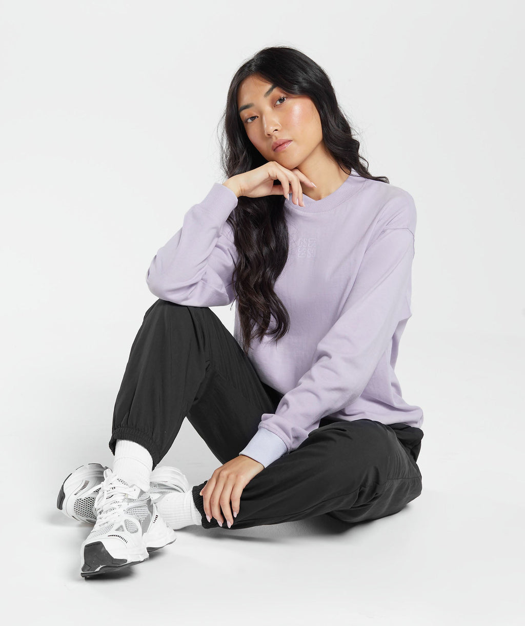 gymshark-monogram-oversized-long-sleeve-top-moon-purple-aw23