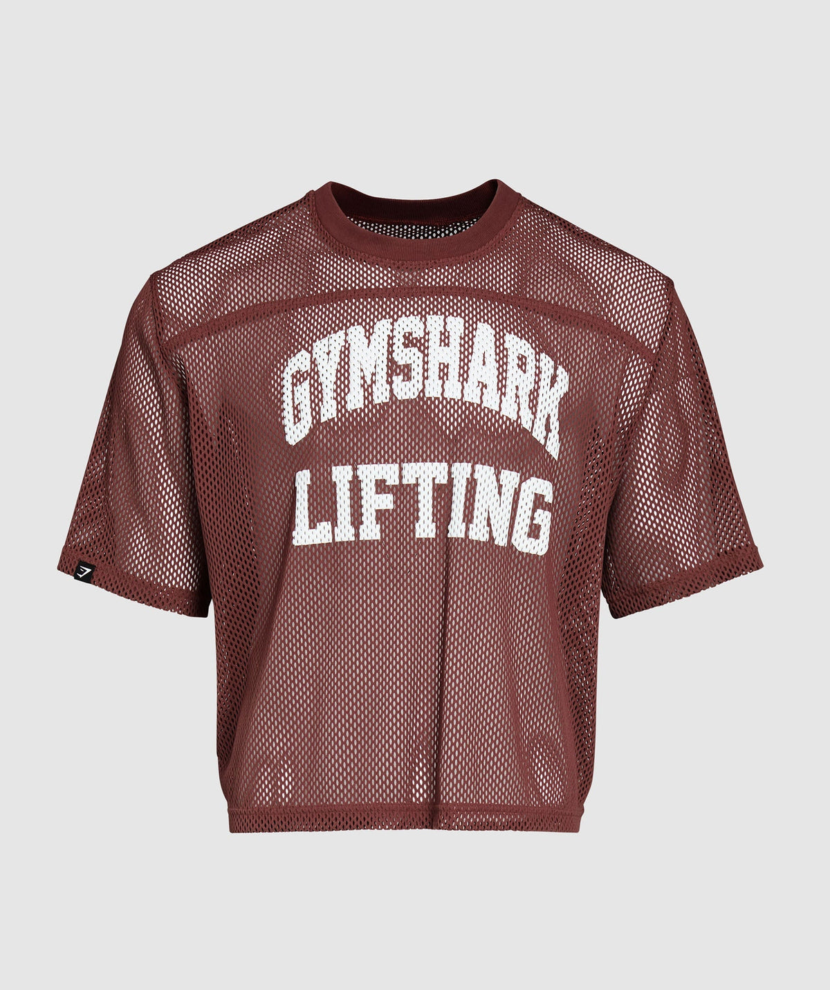 gymshark-mesh-oversized-t-shirt-burgundy-brown-ss24
