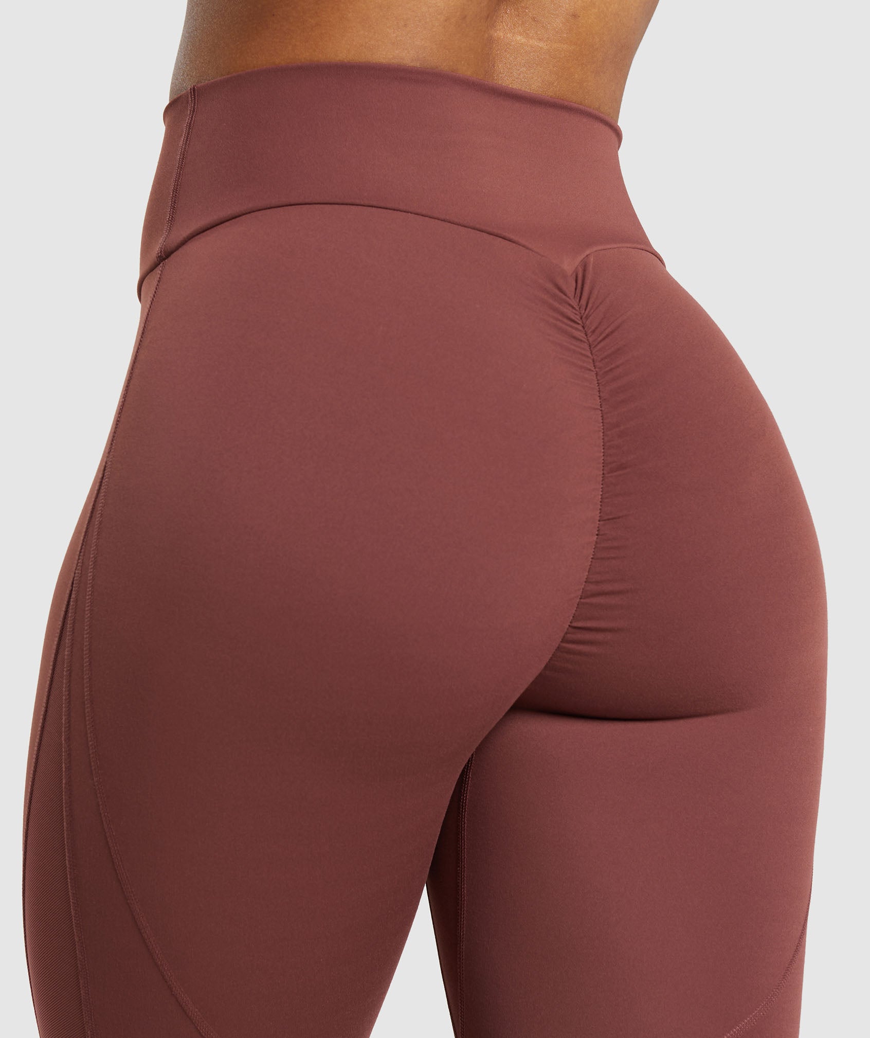 gymshark-mesh-placement-legging-burgundy-brown-ss24