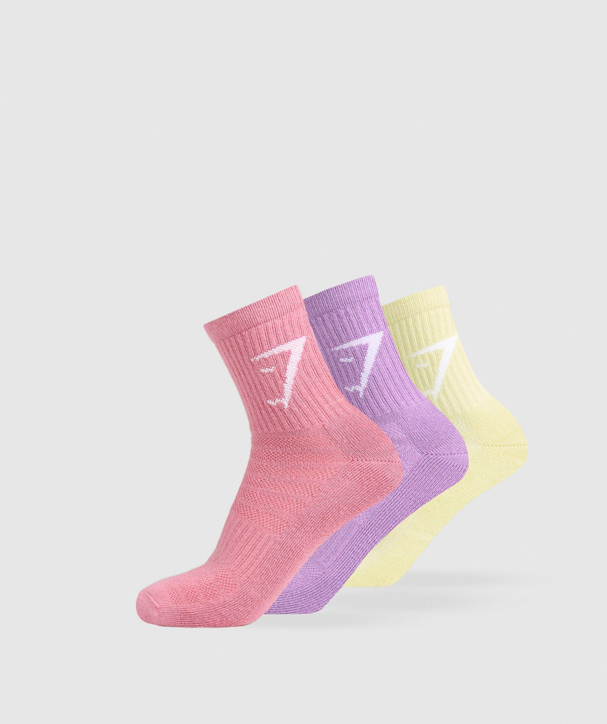gymshark-midi-crew-socks-3pk-active-purple-sunset-pink-refresh-yellow-ss25
