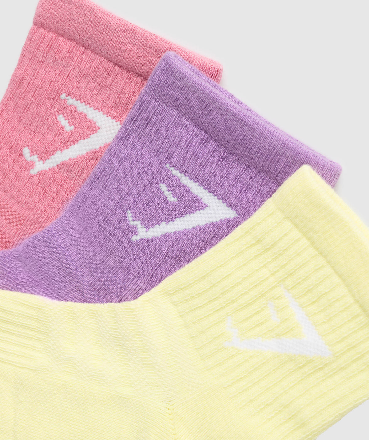 gymshark-midi-crew-socks-3pk-active-purple-sunset-pink-refresh-yellow-ss25