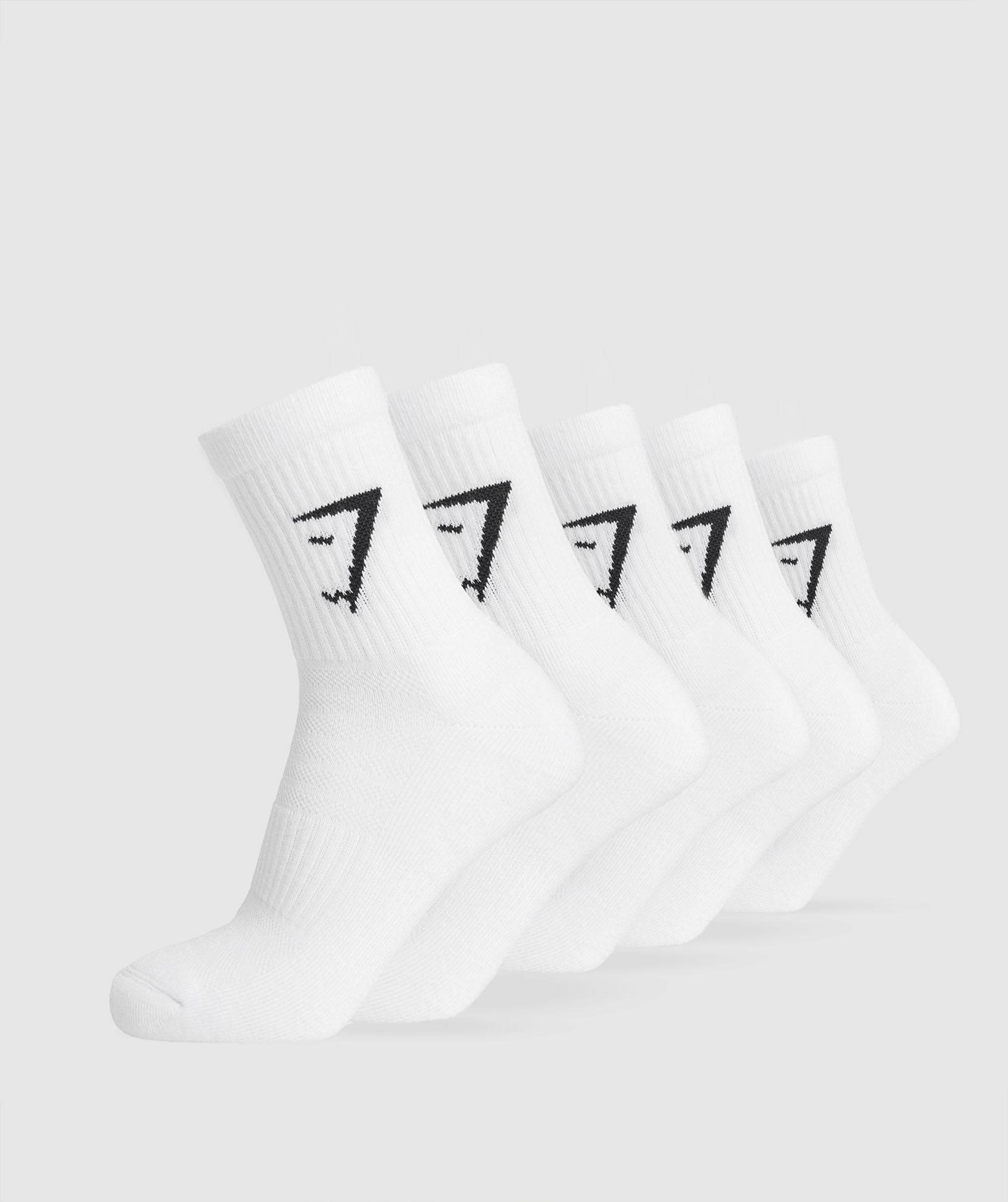 gymshark-midi-socks-5pk-white-ss25