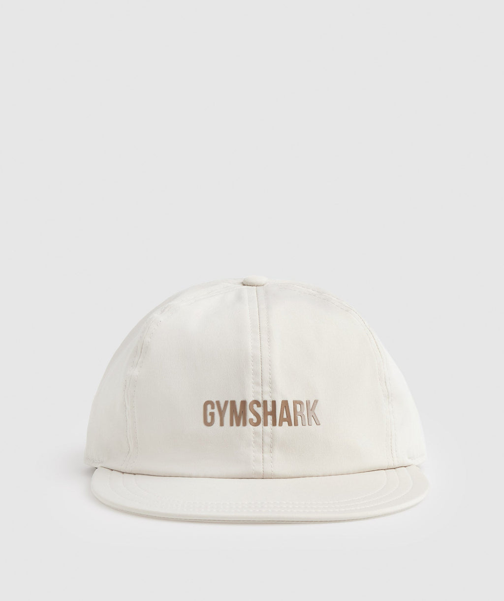 gymshark-flat-peak-cap-pebble-grey-aw22