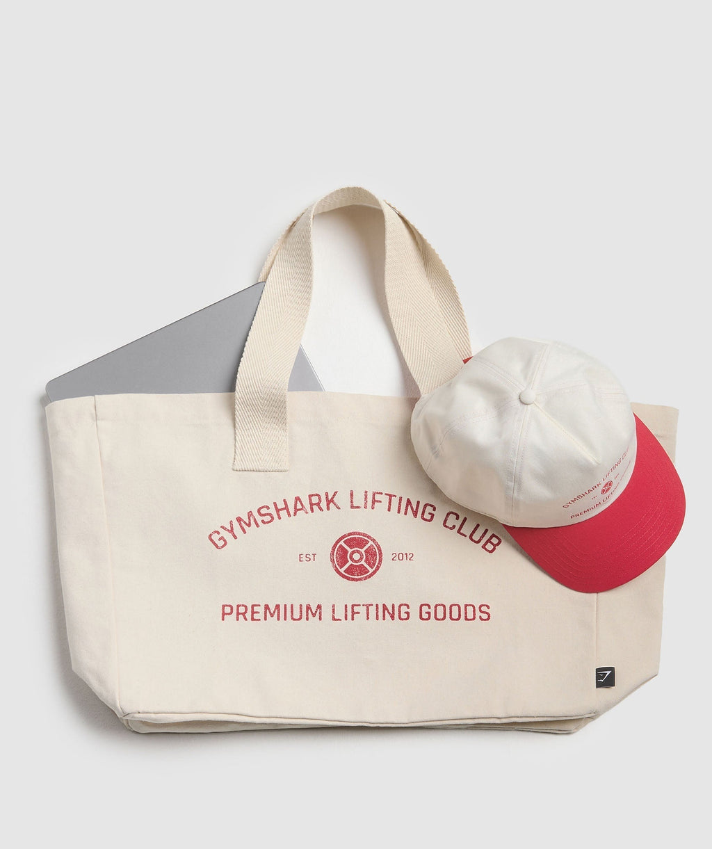 gymshark-weight-plate-oversized-tote-oat-white-carmine-red-ss25