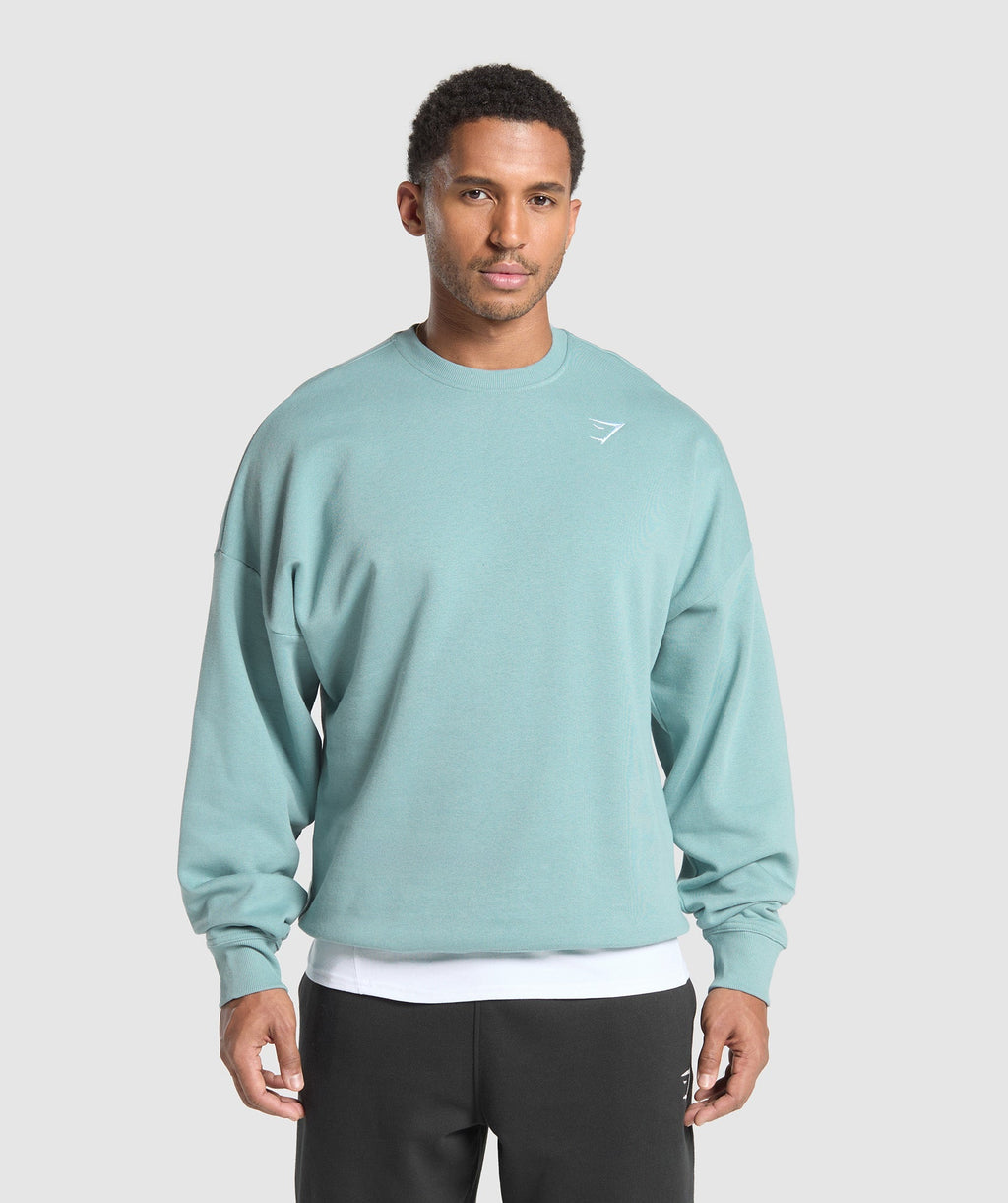 gymshark-oversized-crest-crew-rest-blue-ss25