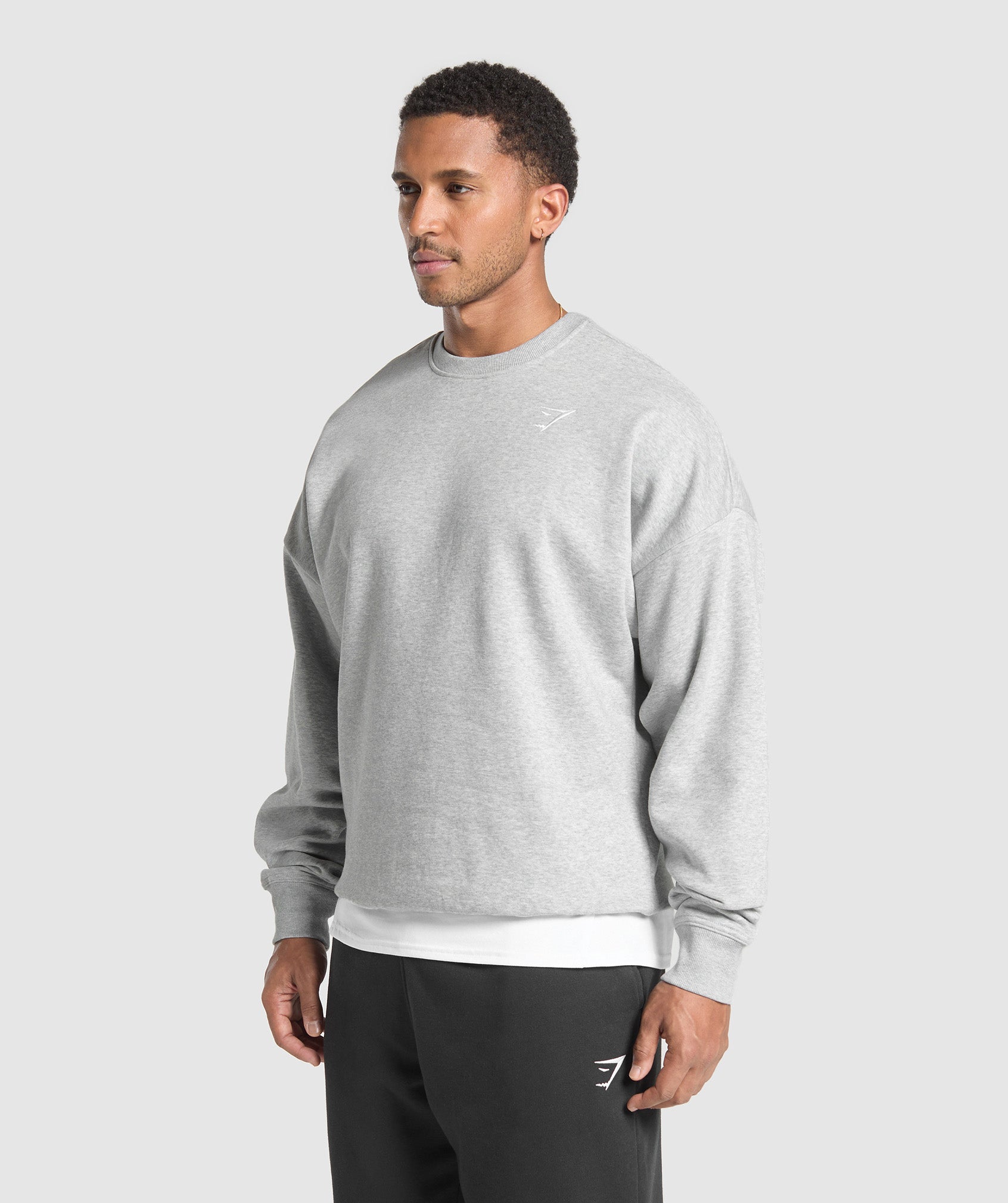 gymshark-oversized-crest-crew-light-grey-core-marl-ss25
