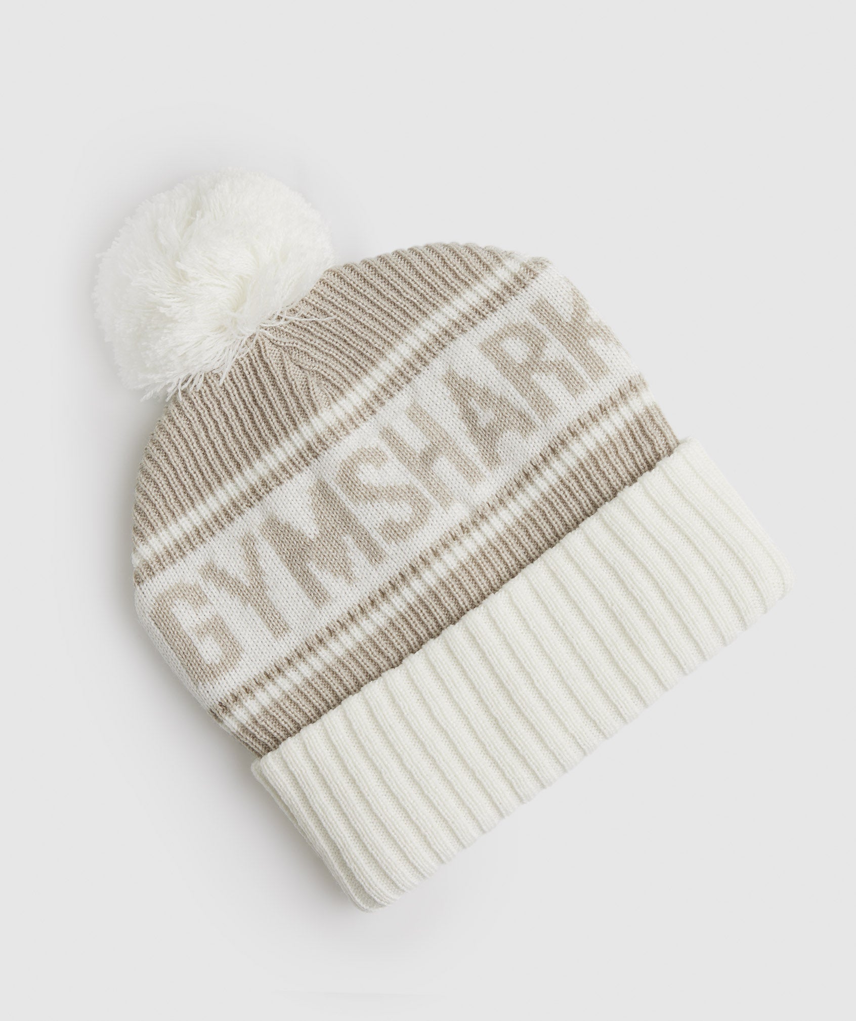 gymshark-pom-beanie-pebble-grey-white-aw22