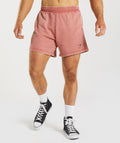 gymshark-power-washed-5-shorts-rose-brown-aw22