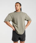 gymshark-power-washed-short-sleeve-crew-ecru-brown-ss23